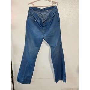 Vintage Levis 852 Jeans Mens Light Wash Orange Tag Denim Straight Leg 90s 40x32